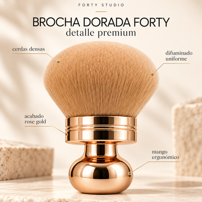 BROCHA DORADA FORTY