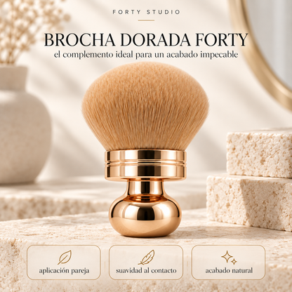 BROCHA DORADA FORTY